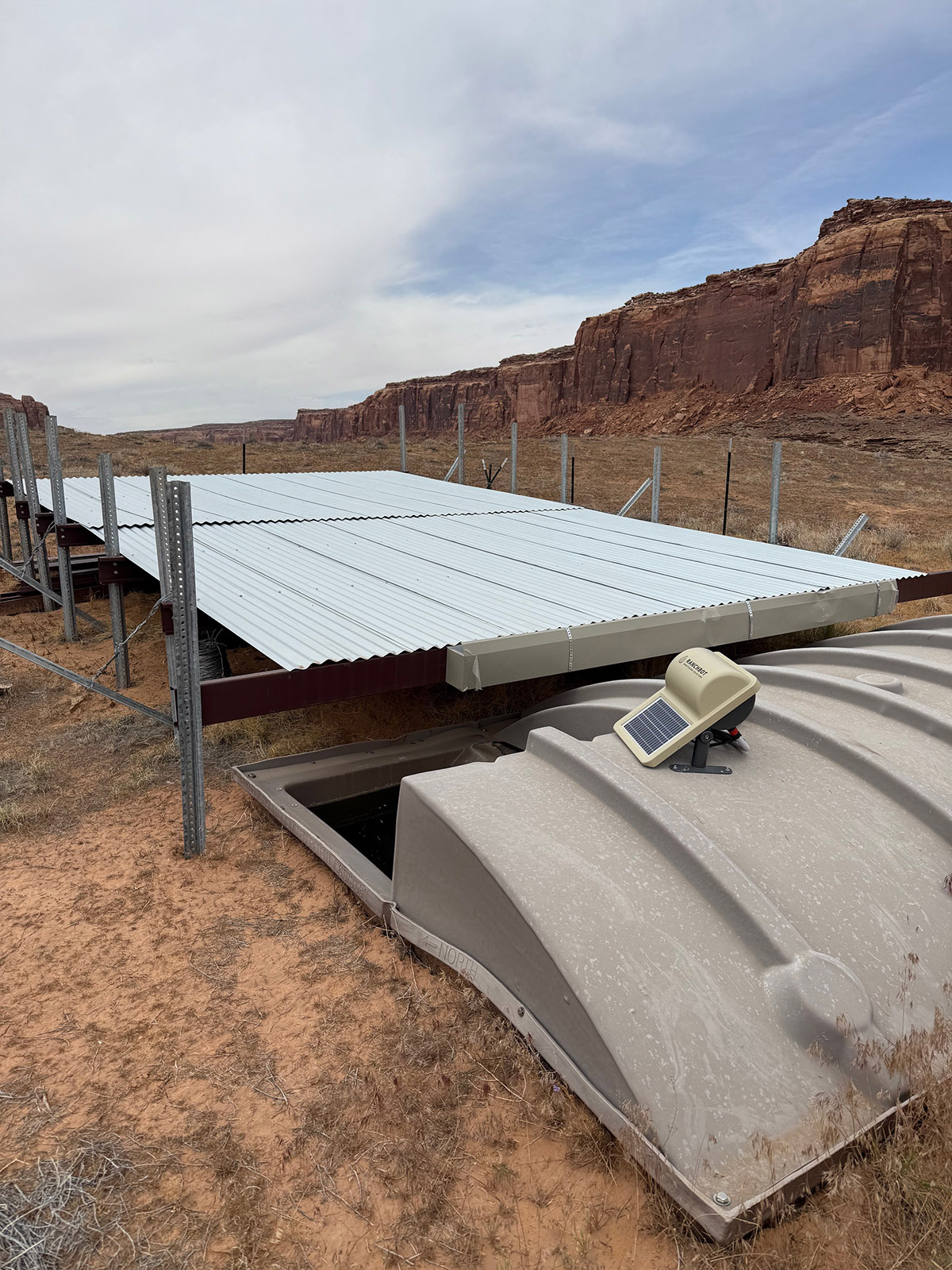 New Potash Guzzler with an integrated Ranchbot unit, which will monitor water levels and wildlife use 